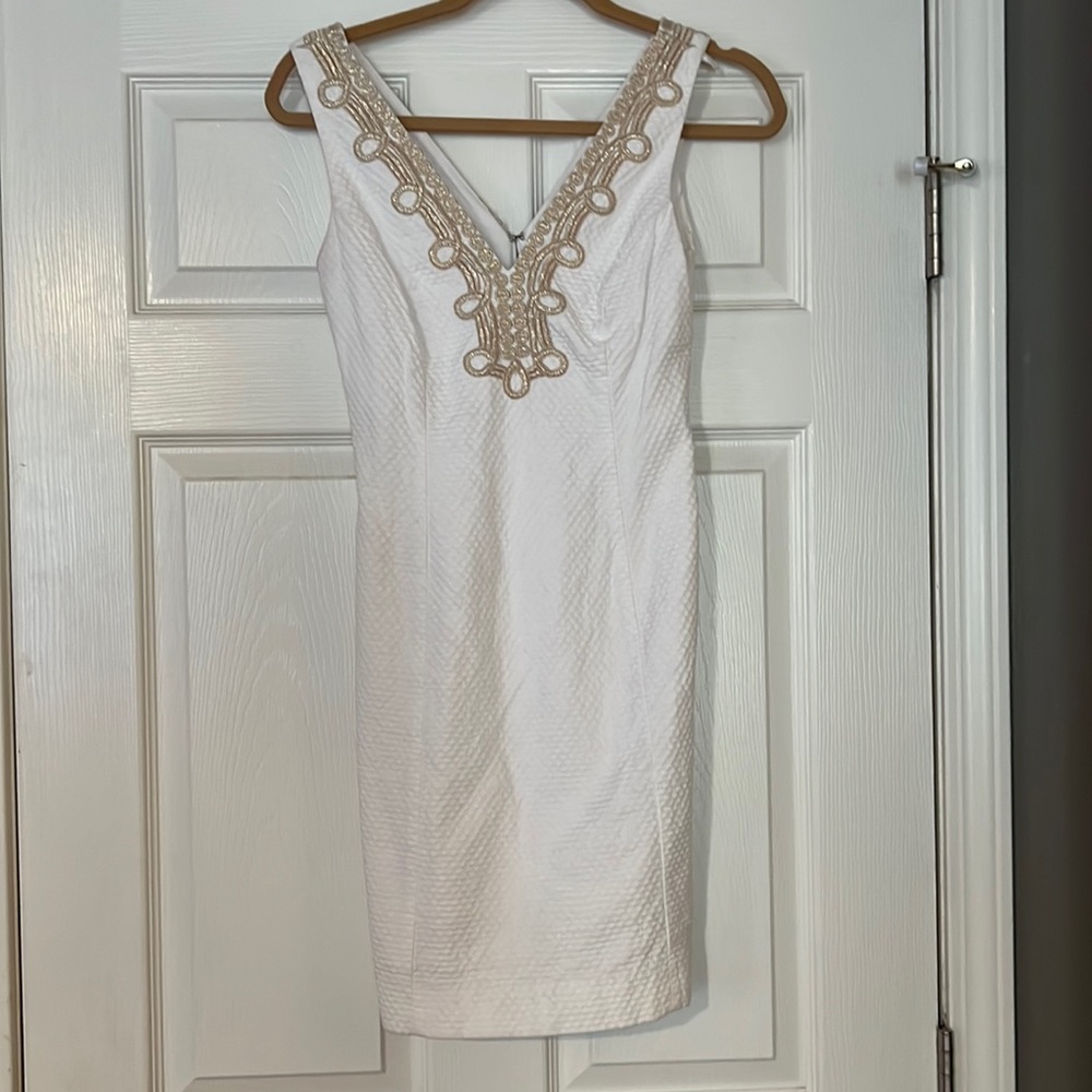 Lilly Pulitzer Bentley Shift Dress in
Resort White